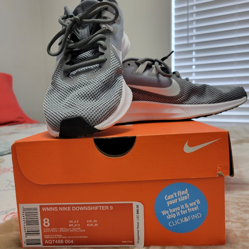 Nike women silver size 8